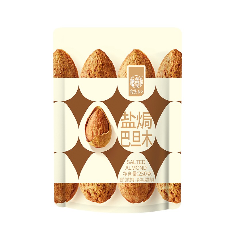 鹽焗巴旦木包裝設計作品欣賞(圖1) 鹽焗巴旦木包裝設計作品欣賞(圖1)