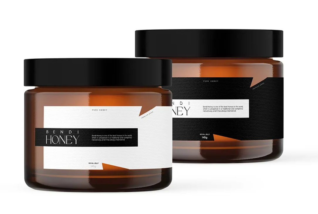 簡約現代風格的蜂蜜包裝如何設計(圖1) 簡約現代風格的蜂蜜包裝如何設計(圖1)