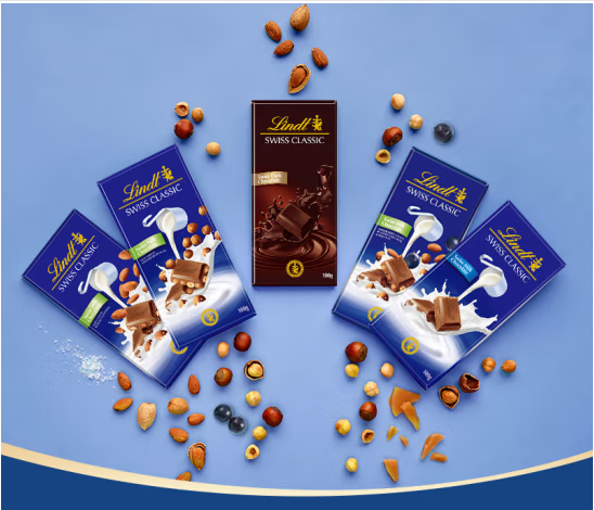 瑞士進口牛奶巧克力包裝設計欣賞(圖1)