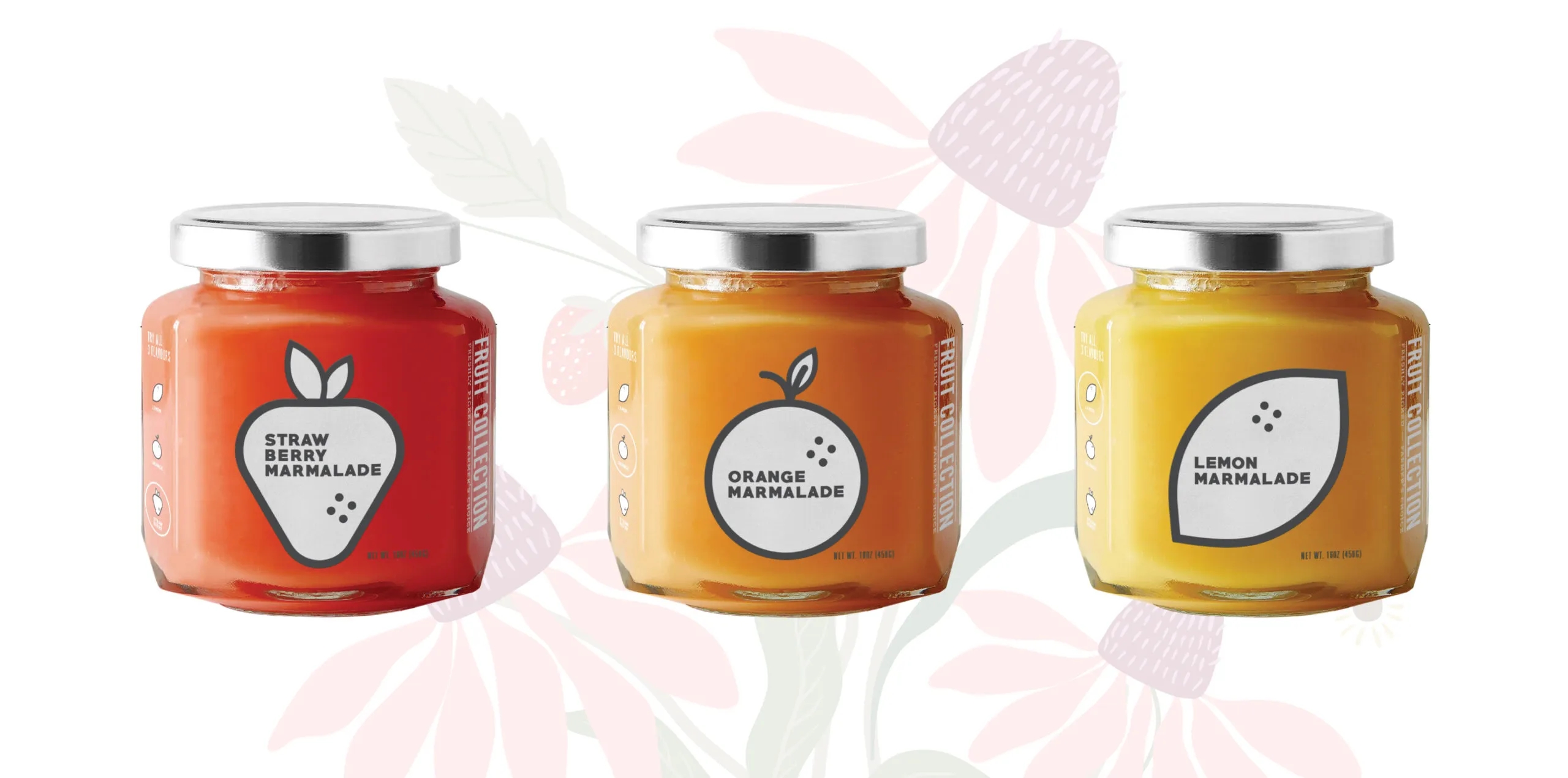 極簡的水果果醬外包裝瓶設計要求(圖1) 極簡的水果果醬外包裝瓶設計要求(圖1)