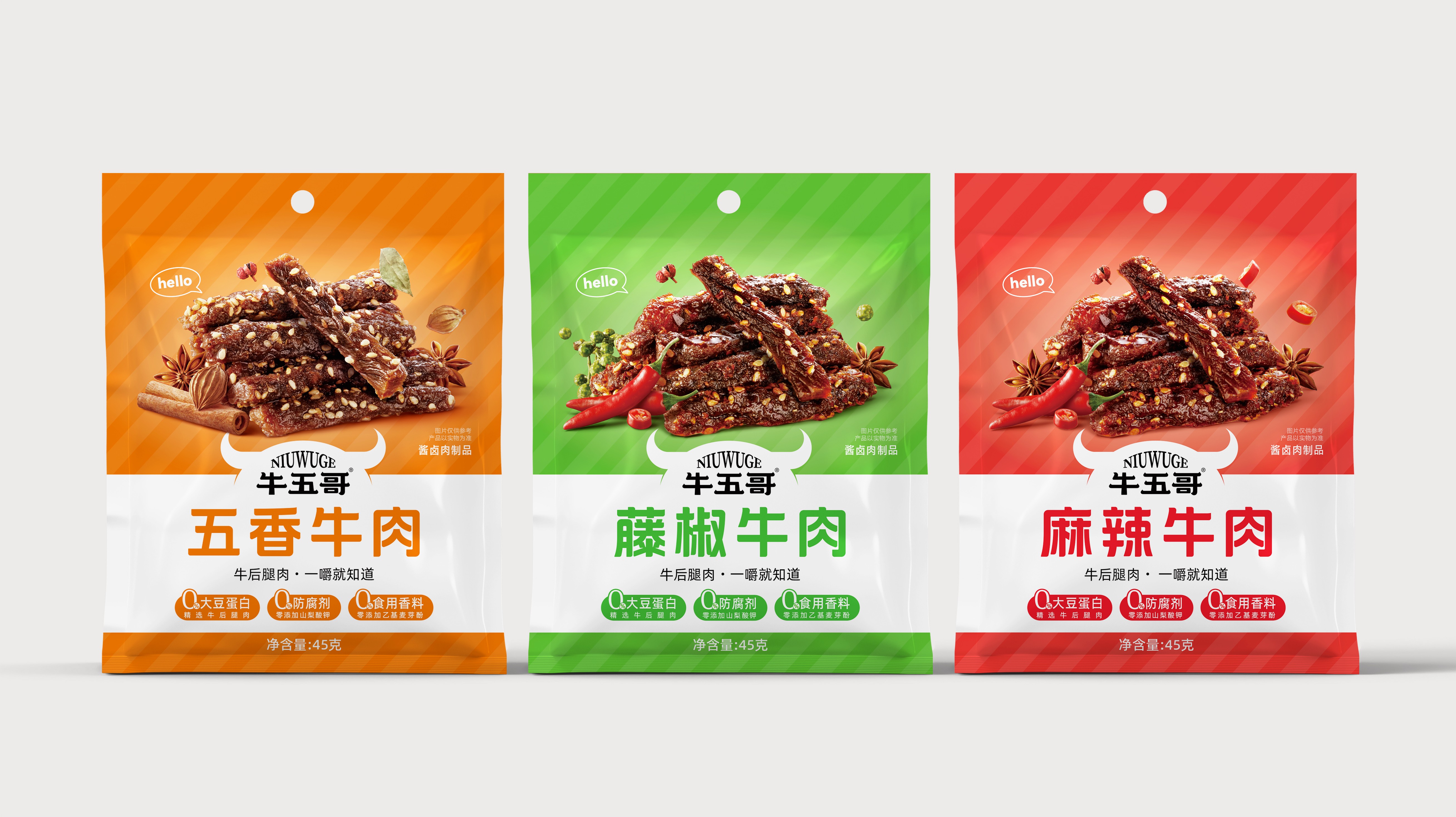 四喜案例“牛五哥”牛肉干：用包裝設計撬動貨架競爭力，打造高復購零食品牌(圖1)