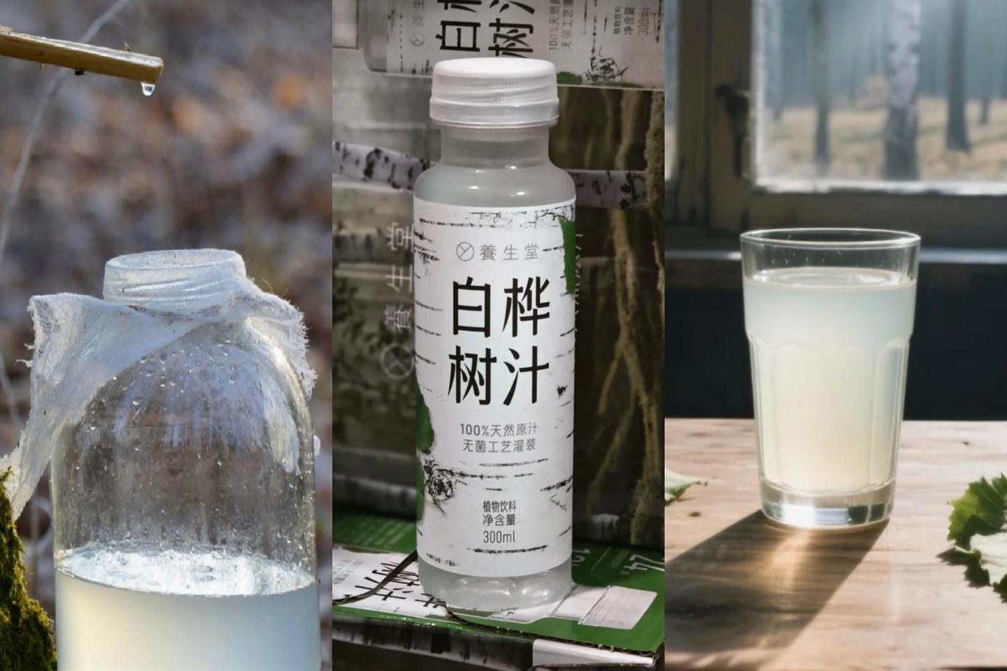 白樺樹汁火了,養生堂、匯源入局,包裝設計做對了什么?(圖1) 白樺樹汁火了,養生堂、匯源入局,包裝設計做對了什么?(圖1)