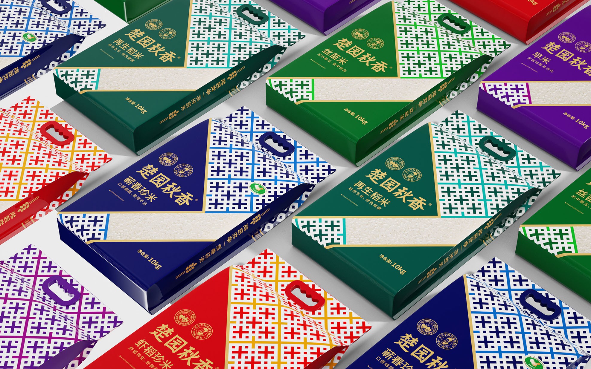 湖北楚園秋香大米包裝設計(圖3) 湖北楚園秋香大米包裝設計(圖3)