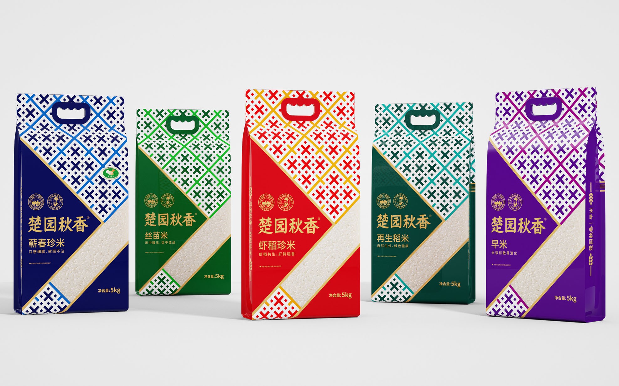 湖北楚園秋香大米包裝設計(圖7) 湖北楚園秋香大米包裝設計(圖7)