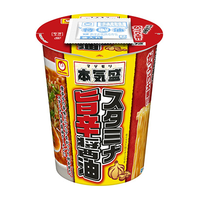 馬爾認真盛耐力辣味醬油東洋水產面類包裝設計(圖1)