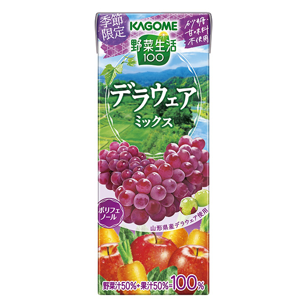 蔬菜生活特拉華混合可果美果實清涼飲料包裝設(shè)計(圖1)