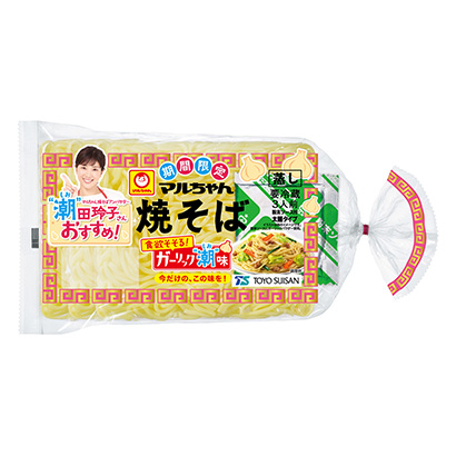 小丸炒面限時潮田玲子推薦的潮味東洋水產面類包裝設計(圖1)