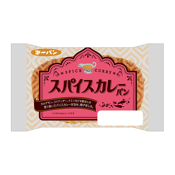 香料咖喱面包第一屋制面包食品飲料包裝設(shè)計(jì)(圖1)