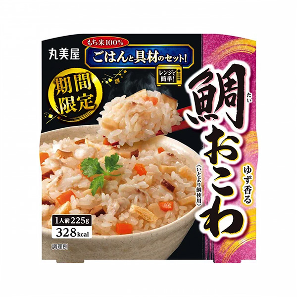 限時帶鯛魚糯米飯丸美屋食品工業(yè)食品飲料包裝設計(圖1)