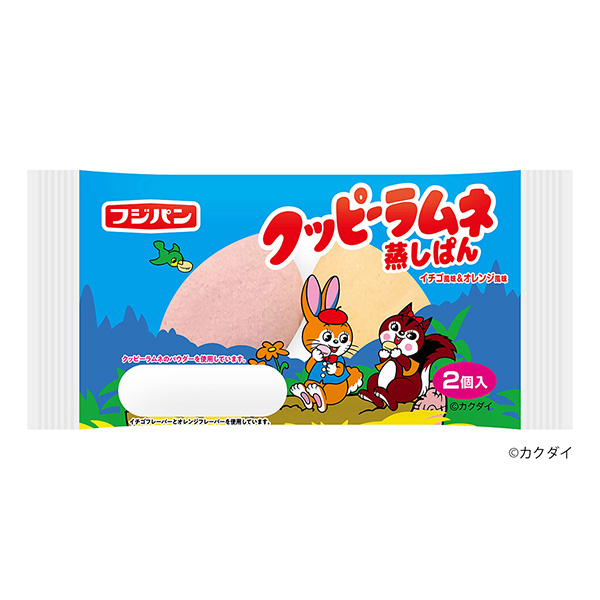 脆餅汽水蒸草莓風味橙子風味富士面包食品飲料包裝設計(圖1)