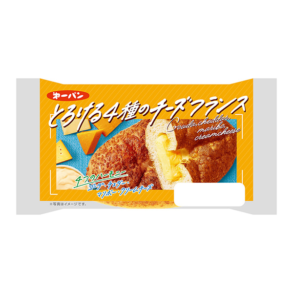 融化的種奶酪法國第一屋制面包食品飲料包裝設計(圖1)