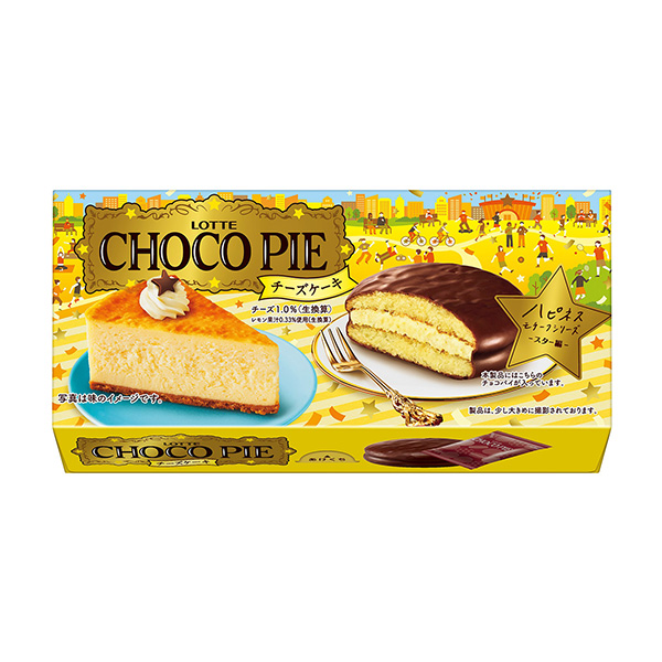 包裝設(shè)計(jì)欣賞巧克力派＜芝士蛋糕＞ (樂(lè)天) 2024年7月2日發(fā)售(圖1)