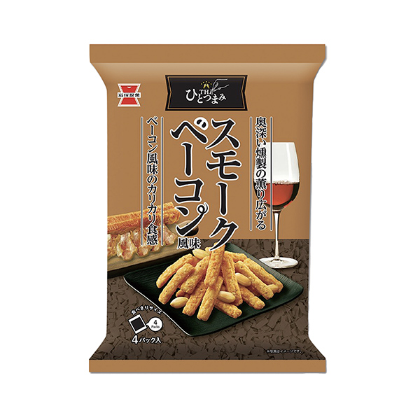包裝設計欣賞THE一撮＜熏培根風味＞ (巖冢制果) 2024年10月21日發(fā)售(圖1)