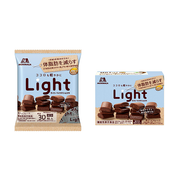 包裝設計欣賞Light ＜烘焙巧克力＞ (森永制果) (圖1)