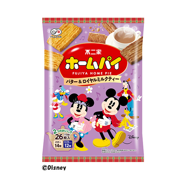 包裝設計欣賞家庭餡餅＜黃油&皇家奶茶＞ (不二家) (圖1)