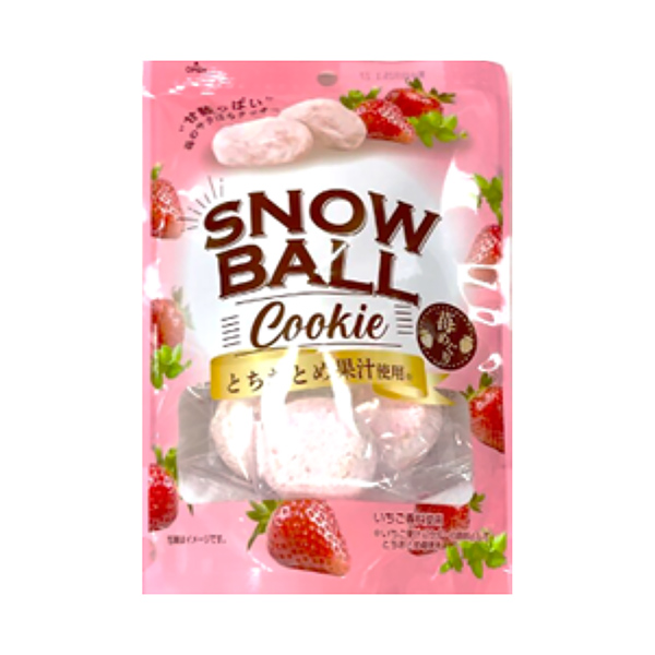 包裝設計欣賞雪球餅干草莓味(克利特) (圖1)