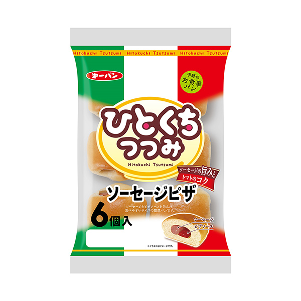 包裝設(shè)計欣賞一口蜜＜香腸披薩＞ (第一屋制面包) (圖1)