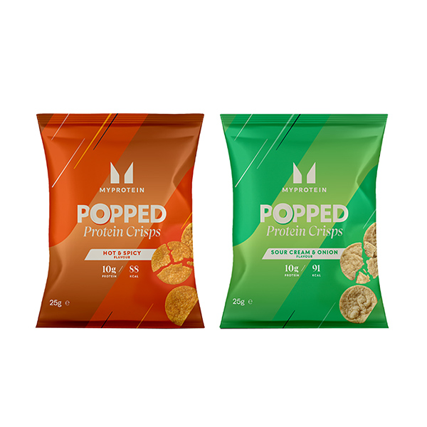 包裝設計欣賞蛋白芯片＜熱&香料香味＞ ＜酸奶油洋蔥香味＞ ( THG Nutrition Limited ) (圖1)