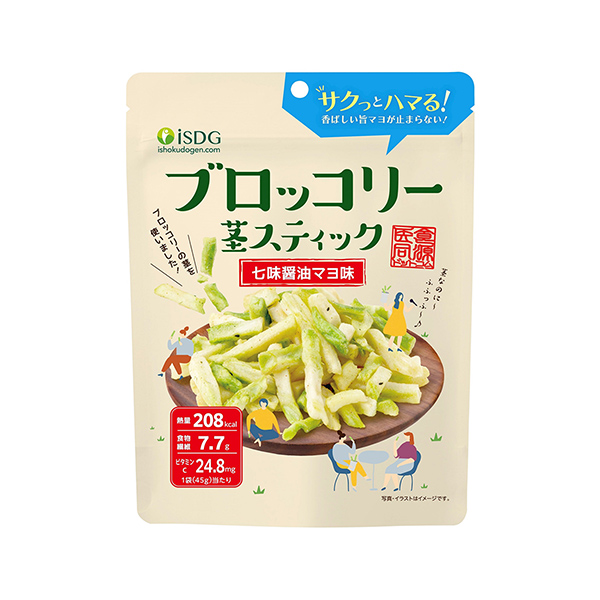 包裝設計欣賞西蘭花莖棒＜七味醬油原味＞ (醫(yī)食同源Docom ) (圖1)
