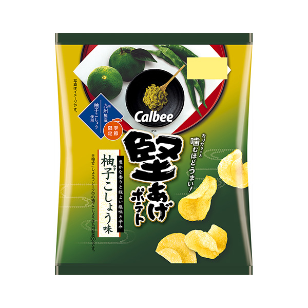 包裝設(shè)計(jì)欣賞硬炸土豆＜柚子胡椒味＞ (卡比) (圖1)