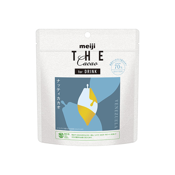 包裝設計欣賞明治可可＜ for DRINK堅果可可＞ (明治) (圖1)