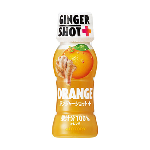 包裝設計欣賞GINGER SHOT+ ＜ORANGE ＞ (三得利食品國際) (圖1)