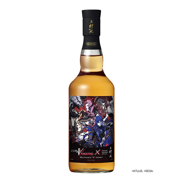 包裝設計欣賞真女神轉生V Vengeance×三郎丸混合威士忌(若鶴酒造) (圖1)